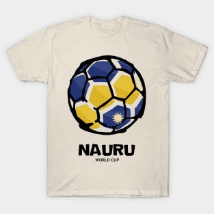 Nauru Football Country Flag T-Shirt